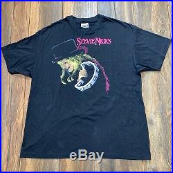 Vintage 80s Stevie Nicks Other Side Of The Mirror Tour Band T Shirt Hanes USA XL