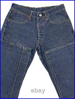 Vintage 90's LEVIS 501 USA Big E Red Tab Quality Clothing Denim Jeans SZ W29 L31