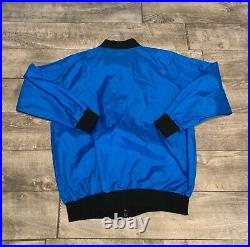 Vintage 90's Shimmering Windbreaker Full Track Suit Pant Jacket Set Men's Medium
