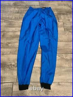 Vintage 90's Shimmering Windbreaker Full Track Suit Pant Jacket Set Men's Medium