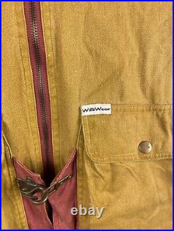 Vintage 90's WilliWear Mustard Convertible Jacket A4658