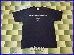 Vintage 90s 1999 The Blair Witch Project T-Shirt Movie Promo Horror Film Size XL