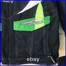 Vintage 90s Arctic Cat Team Racing Jacket Size XL Snowmobile Embroidered Sno Pro
