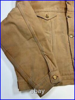 Vintage 90s Carhartt Blanket Lined Canvas Workwear Trucker Jacket Size 2XL J148