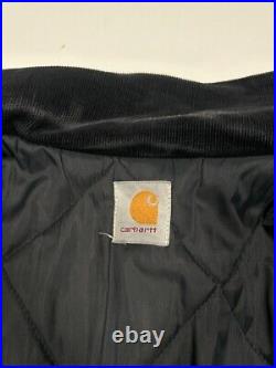 Vintage 90s Carhartt Quilted Lined Canvas Work Wear Arctic Coat Jacket Size XL