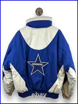 Vintage 90s Dallas Cowboys NFL Triple Fat Goose Insulated Jacket Size XL