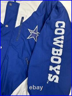 Vintage 90s Dallas Cowboys NFL Triple Fat Goose Insulated Jacket Size XL