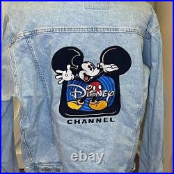 Vintage 90s Disney Channel jean jacket NWT size XL