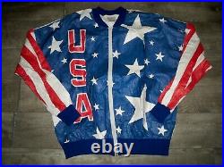 Vintage 90s Dupont USA Olympics Warm Up General Mills Jacket Coat XL Windbreaker