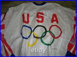 Vintage 90s Dupont USA Olympics Warm Up General Mills Jacket Coat XL Windbreaker