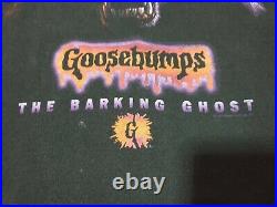 Vintage 90s GOOSEBUMPS The Barking dogGGhostrare t shirt movies glow in the dark
