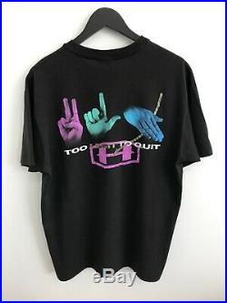Vintage 90s MC HAMMER T Shirt Size XL Too Legit 2 Quit Rap Tee Hip Hop