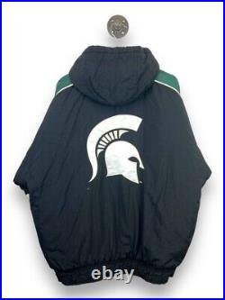 Vintage 90s Michigan State Spartans NCAA Starter Insulated Jacket Size Medium