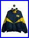 Vintage 90s Michigan Wolverines NCAA Insulated Full Zip Chalk Line Jacket Large