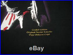 Vintage 90s OZZY OSBOURNE CONCERT T SHIRT Diary of a Madman Limited 80s L/XL