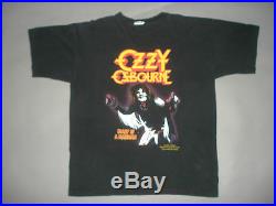 Vintage 90s OZZY OSBOURNE CONCERT T SHIRT Diary of a Madman Limited 80s L/XL