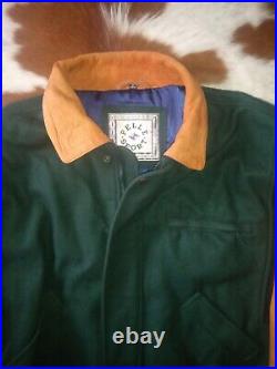 Vintage 90s Pelle Sport Varsity Bomber XL Wool/Leather Colorblock