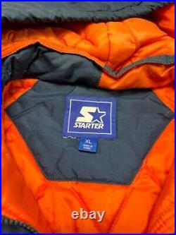 Vintage 90s Syracuse Orangemen NCAA Insulated Full Zip Starter Jacket Size XL