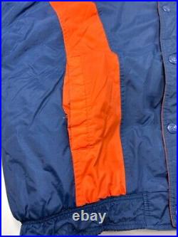 Vintage 90s Syracuse Orangemen NCAA Insulated Full Zip Starter Jacket Size XL