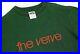 Vintage 90s THE VERVE Concert Tour T Shirt Shoegaze Oasis Green Mens Large
