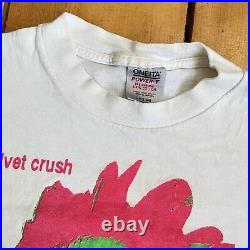 Vintage 90s Velvet Crush Band Power Pop Providence RI Concert Tour Tshirt Large