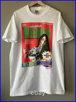 Vintage 90s Weedies Cereal Box T-Shirt Rare 1993 Size L