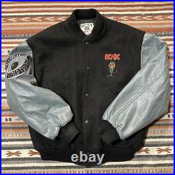 Vintage AC/DC Ballbreaker World Tour Varsity Jacket Brockum Size L Made In USA