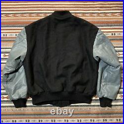 Vintage AC/DC Ballbreaker World Tour Varsity Jacket Brockum Size L Made In USA
