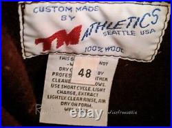 Vintage ASU Arizona State Varsity Letterman Jacket TM Athletics Size 48 USA