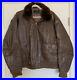 Vintage Abercrombie and Fitch Bomber Flight Jacket Brown Leather Men’s Size 44