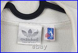 Vintage Adidas ATP Tracksuit Jacket / Hat BUNDLE 80s Made USA Size Large White