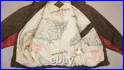 Vintage Adidas Trefoil 1943 Squad 204 Airborne Leather Jacket Olympic Oldschool