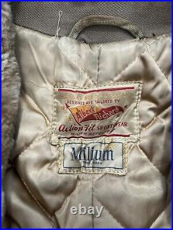 Vintage Albert Richard Trench Coat Action Fit Sportswear Jacket Distressed