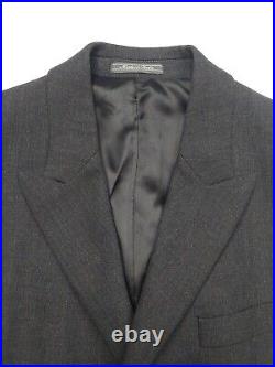 Vintage Alexander McQueen Coat 100% Wool 1995 Man Size L Italy Chester Coat Gray