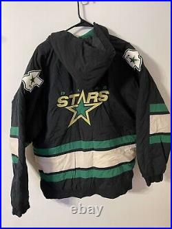 Vintage Apex Dallas Stars Starter Style Jacket Mens Size Large