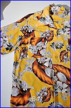 Vintage Ashfield by Duke of Hollywood Rayon Hawaiian Aloha Shirt California (L)
