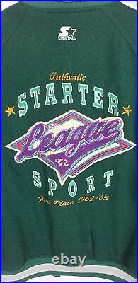 Vintage Authentic Starter Big League Sports 1962-'63 Letterman wool Jacket XL