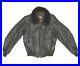 Vintage Avirex G-i Flight Bomber Distressed Dark Brown Leather Jacket Size 44