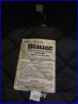 Vintage BLAUER POLICE Official Men's Boston Massachusetts Bomber Jacket Size 36S