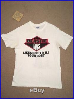 Vintage Beastie Boys 1987 Tour T-shirt size XL. Mint! Licensed to Ill