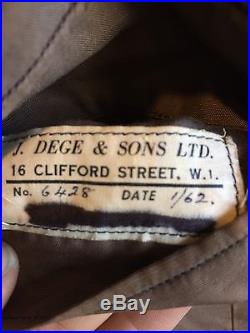 Vintage Bespoke 3 Three Piece Savile Row Brown Tweed Suit Size 44