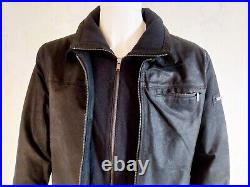 Vintage Bruce Field Collection Men's Jacket, Black Leather Jacket by Mainpol