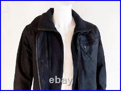 Vintage Bruce Field Collection Men's Jacket, Black Leather Jacket by Mainpol