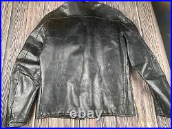 Vintage Buco Cafe Racer Motorcycle J-100 Leather Jacket Size 42