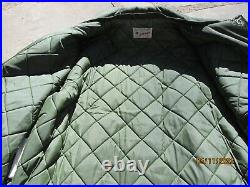 Vintage Butwin Sherriff's Security Police Jacket Green Quilted Lining size 46