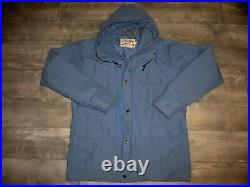 Vintage Cabela's Jacket Blue Gore-Tex Lightweight Windbreaker Hooded Size Medium