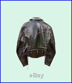 Vintage Cal-Leather Horsehide LAPD Motorcycle Jacket