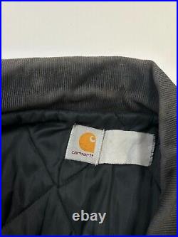 Vintage Carhartt Canvas Workwear Quilted Lined Arctic Coat Jacket Size 2XL