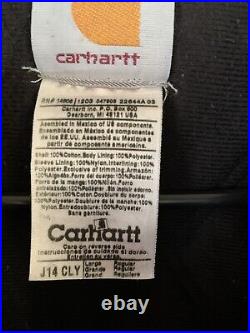 Vintage Carhartt J14 CLY Santa Fe Quilt Lined Jacket Large Rare