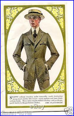 Vintage Catalog HOUSE OF KUPPENHEIMER Spr Sum 1918 Leyendecker Mens Clothing WW1